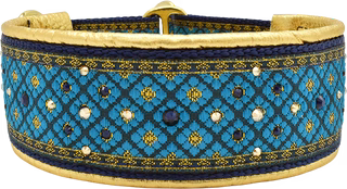 1.5" Peacock Valhalla Luxe Limited Slip Collar