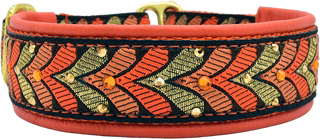 1” Orange Honoré Luxe Limited Slip Collar