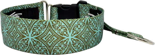 1.5" Teal & Chocolate Lattice Everyday Private Trainer