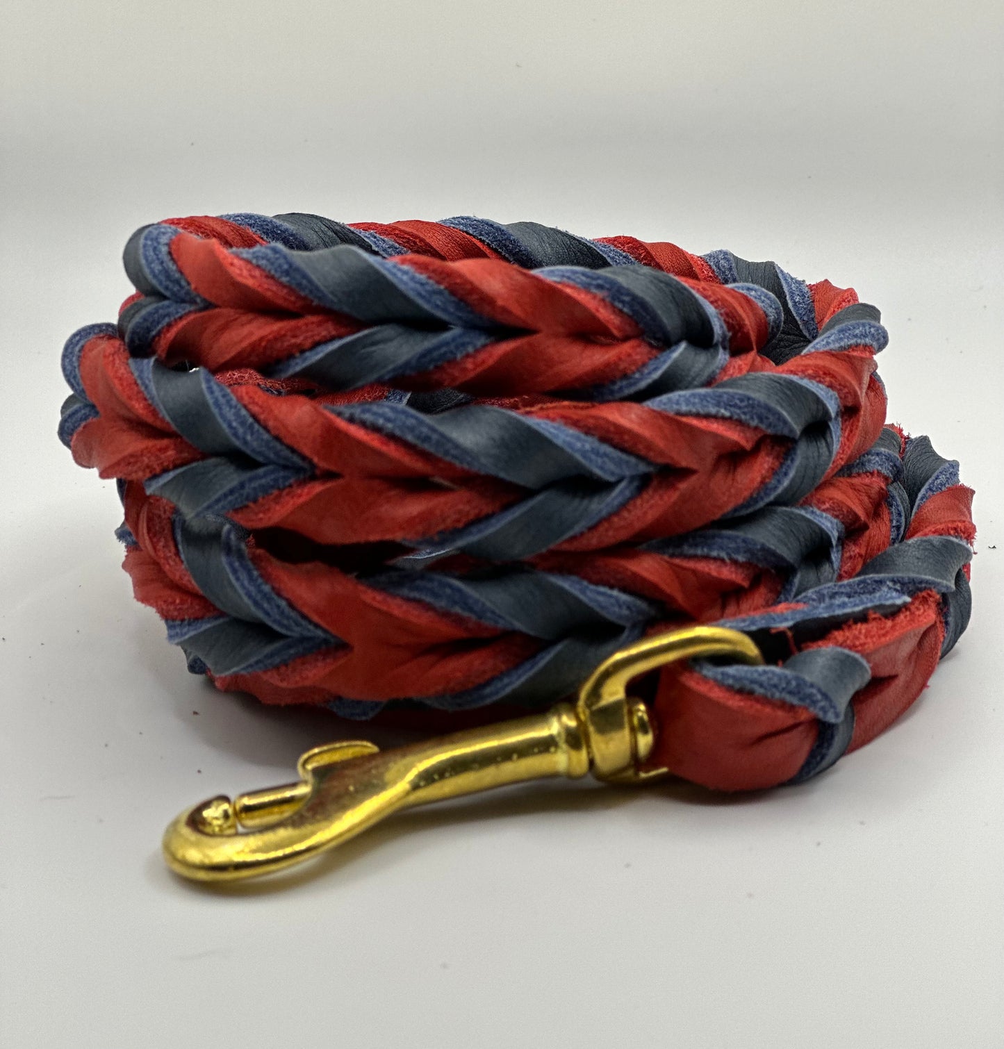 1/2” Bullhide braided leather leash