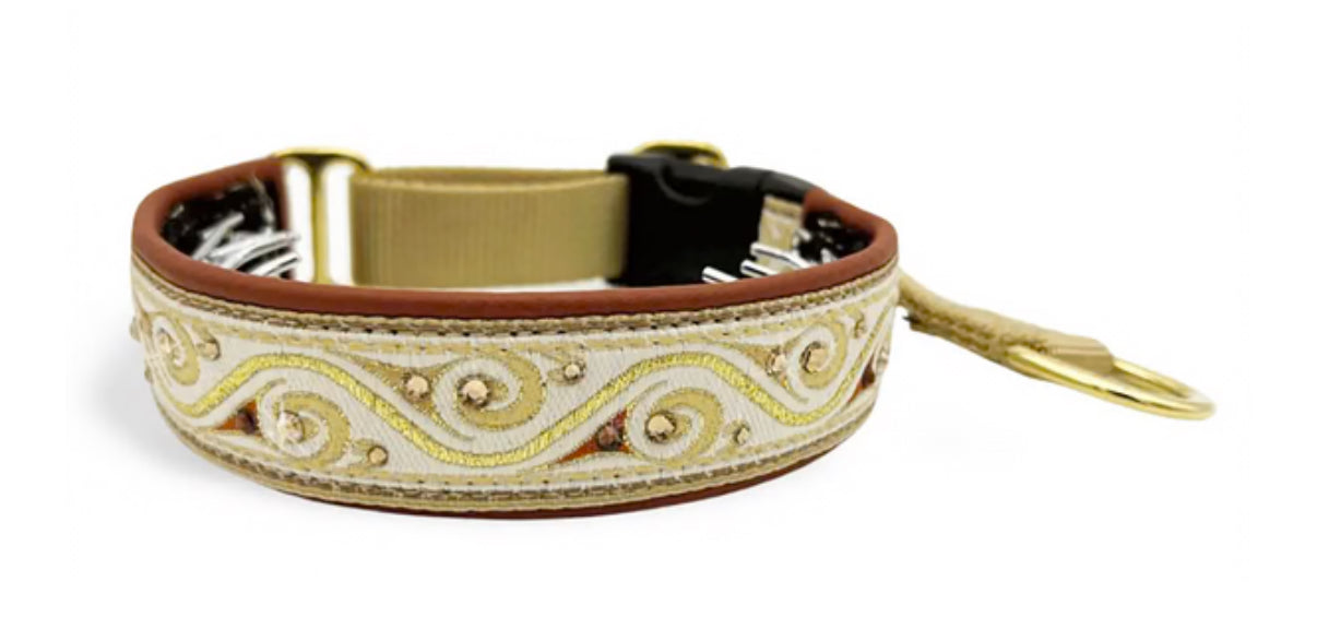 1" Ivory & Rust Waves Luxe Private Trainer