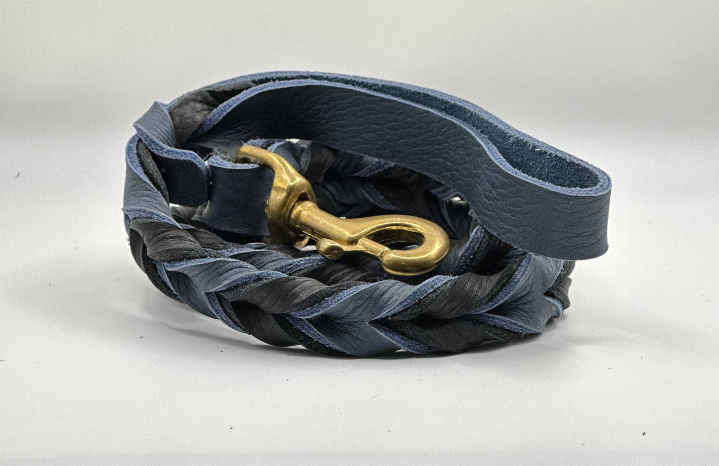 3/8” Bullhide braided leather leash