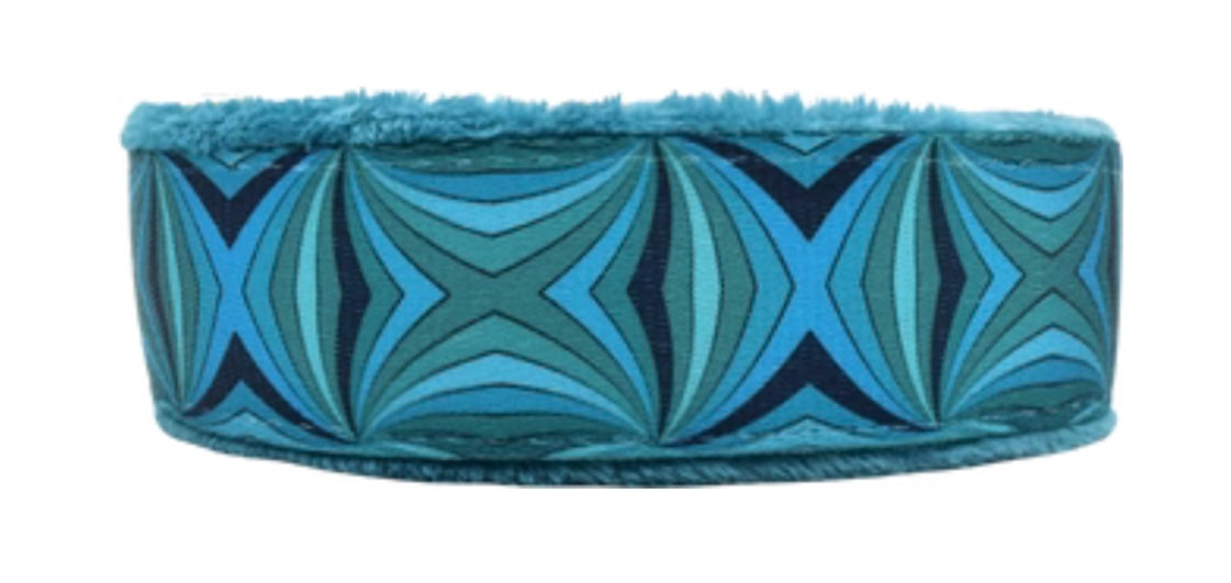 1.5" Teal Jesse Everyday Limited Slip Collar