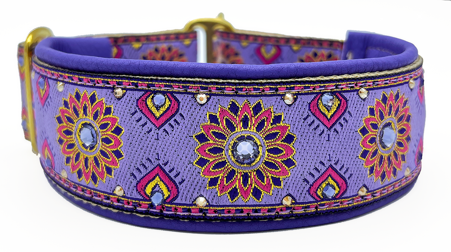 1.5" Purple Kerala Luxe Limited Slip Collar