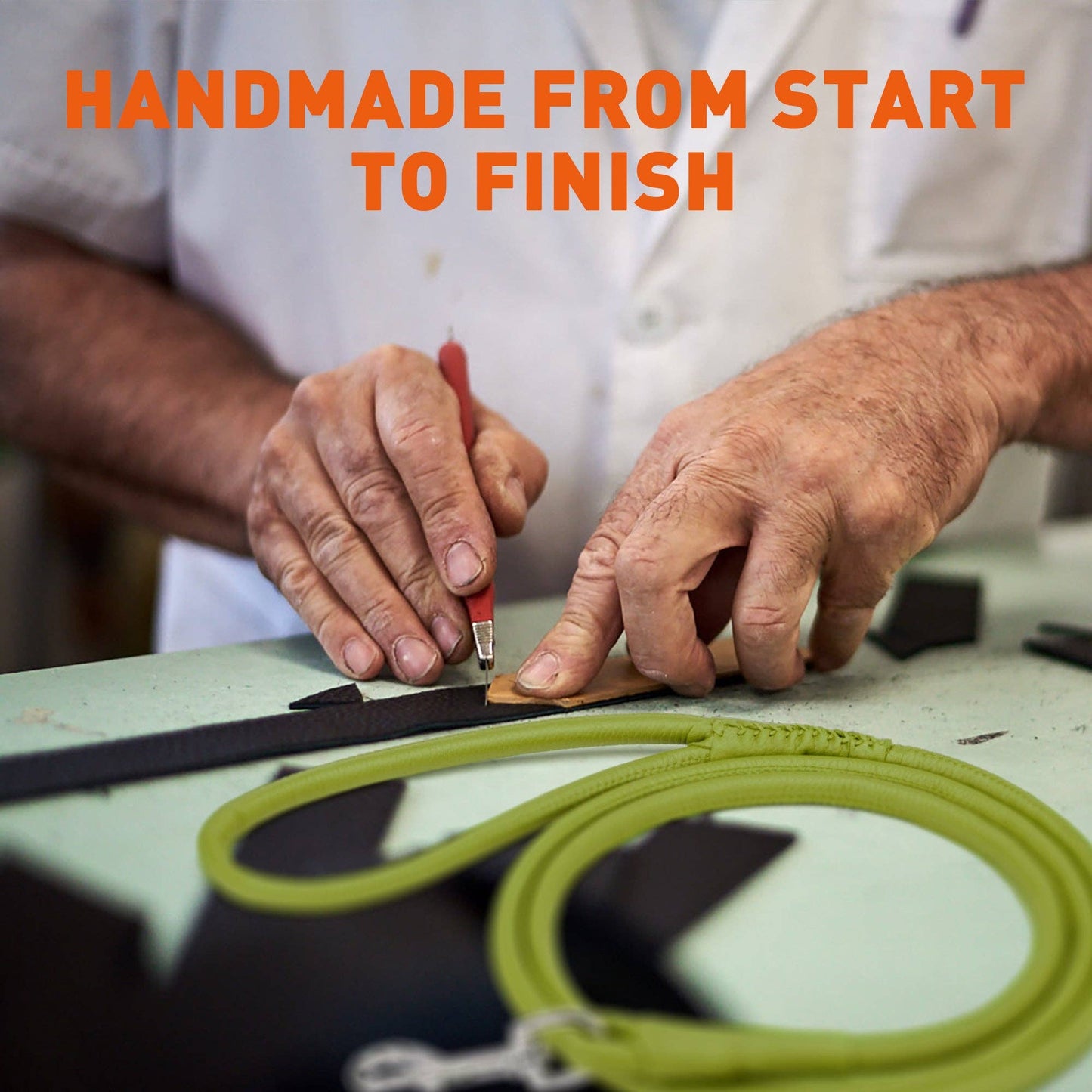 Soft Leather Round Lead: Purple / 4' / 1/4"