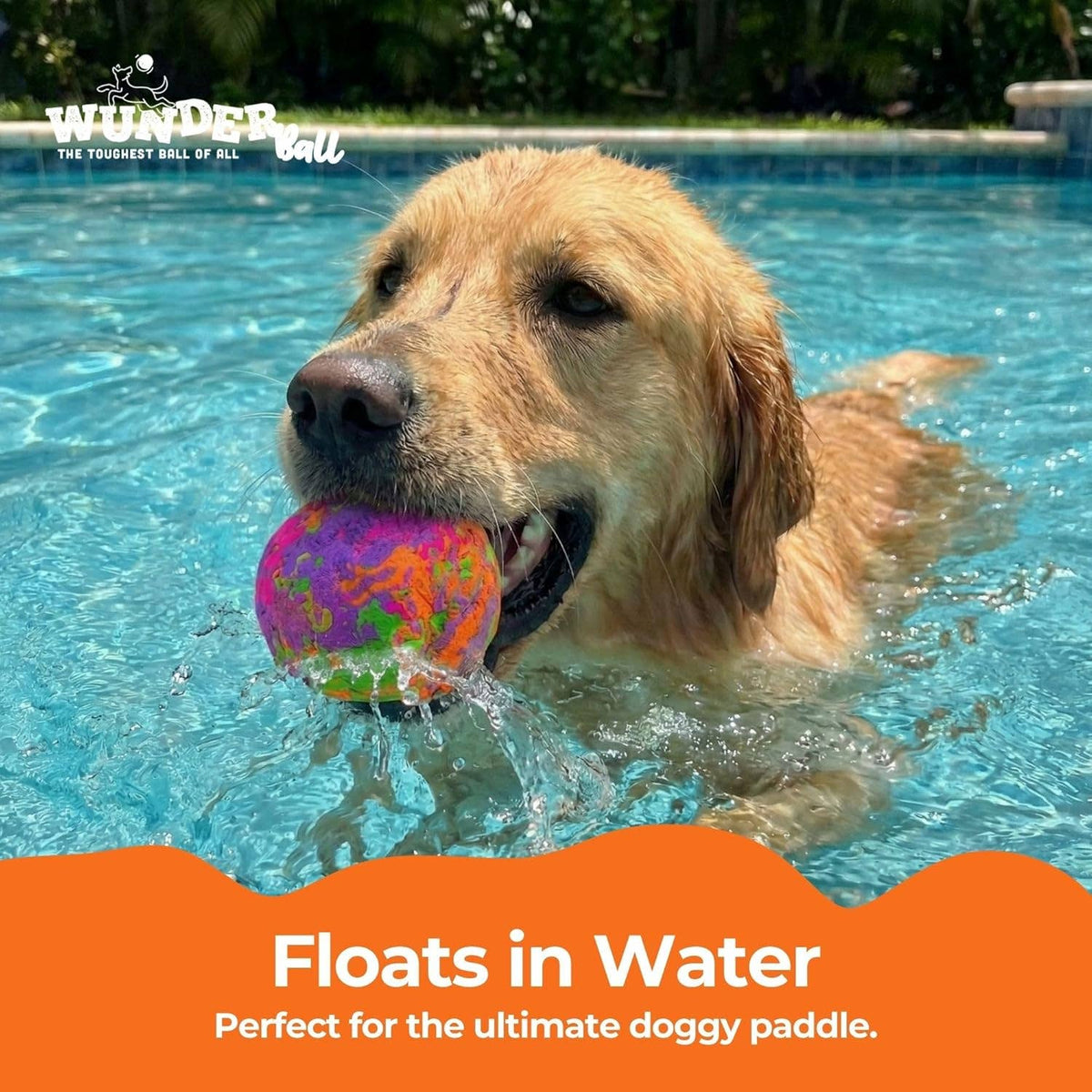 WUNDERball Large Dog Toy Refill – 12 Pack: Swirls