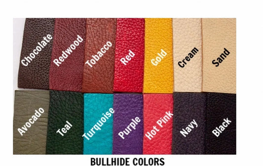 3/8” Bullhide and metallic braided leather