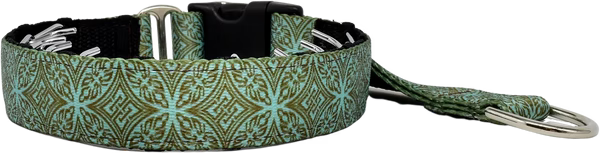 1" Teal & Chocolate Lattice Everyday Private Trainer