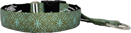 1" Teal & Chocolate Lattice Everyday Private Trainer