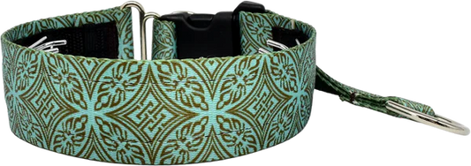 1.5" Teal & Chocolate Lattice Everyday Private Trainer