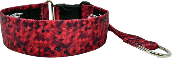 1.5" Scarlet Houndstooth Everyday Private Trainer