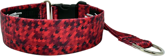 1.5" Scarlet Houndstooth Everyday Private Trainer