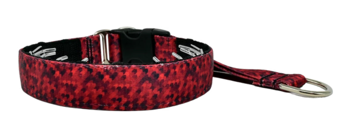 1.5" Scarlet Houndstooth Everyday Private Trainer