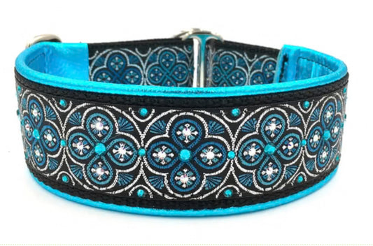 1.5" Electric Blue Toulon Luxe Limited Slip Collar