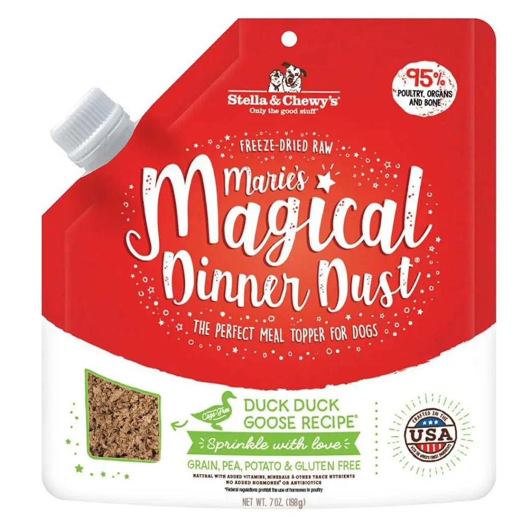 Marie’s Magical dinner dust. Duck duck goose