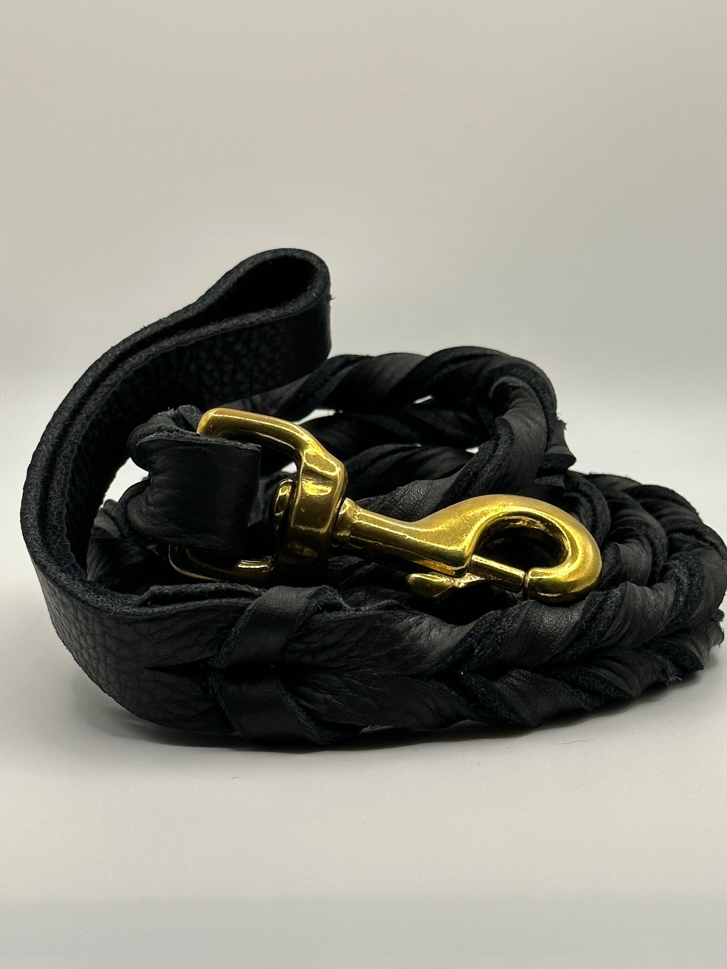 3/4” Bullhide braided leather leash