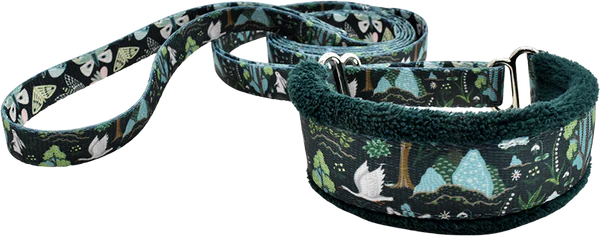 5/8" Enchanted Forest Everyday Martingale Walking Lead