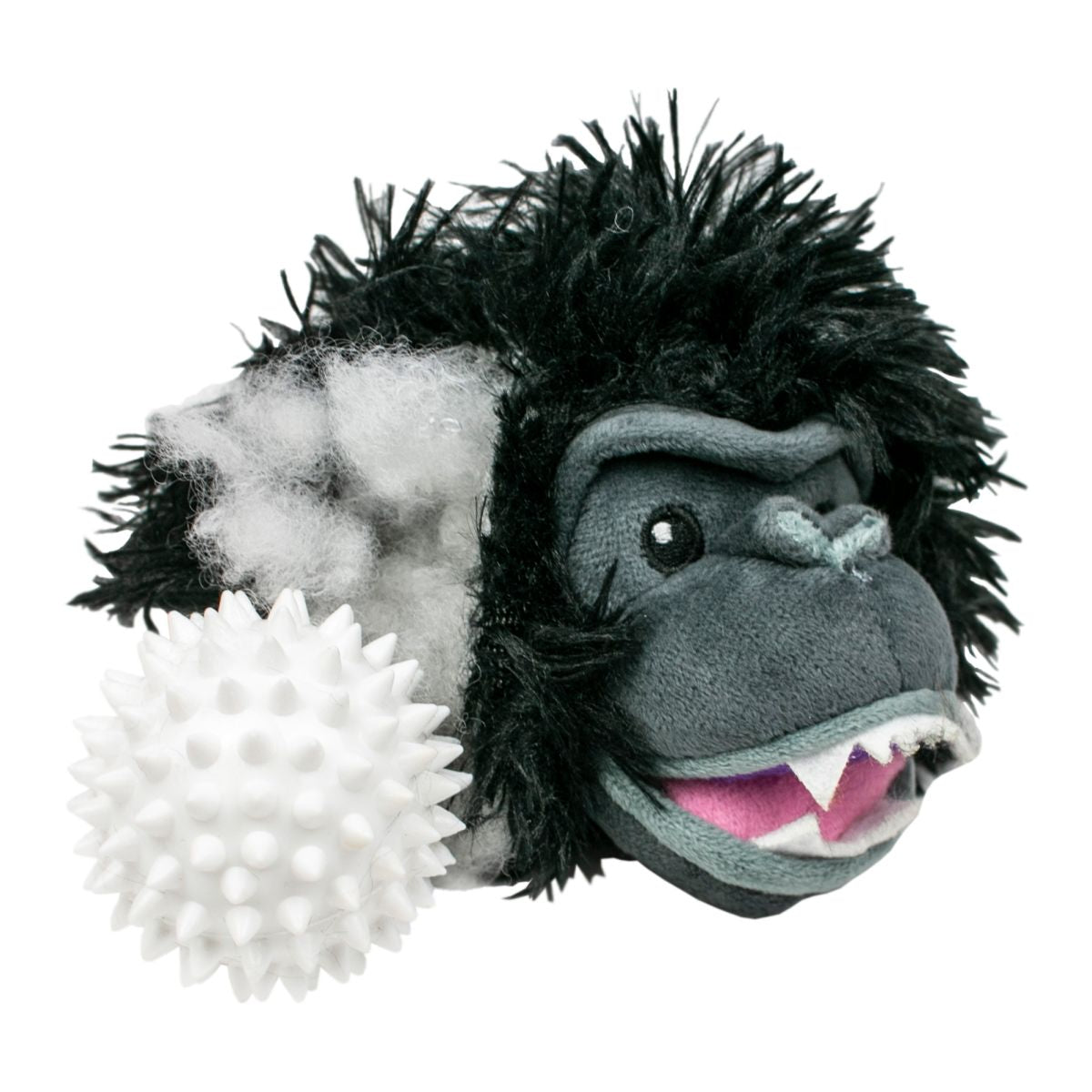 Gorilla 2-IN-1 FETCH BALL DOG TOY Tall tails