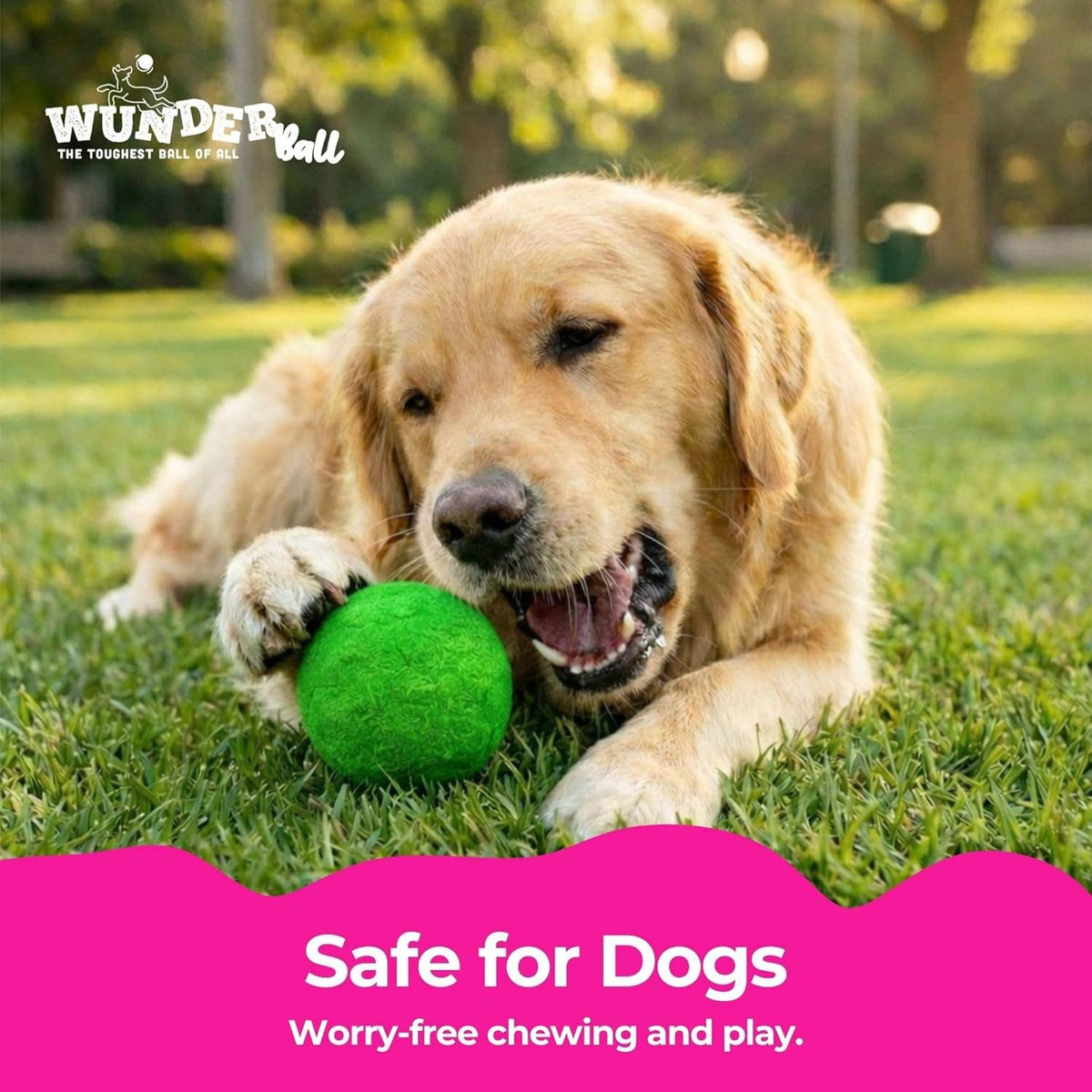WUNDERball Large Dog Toy Refill – 12 Pack: Swirls