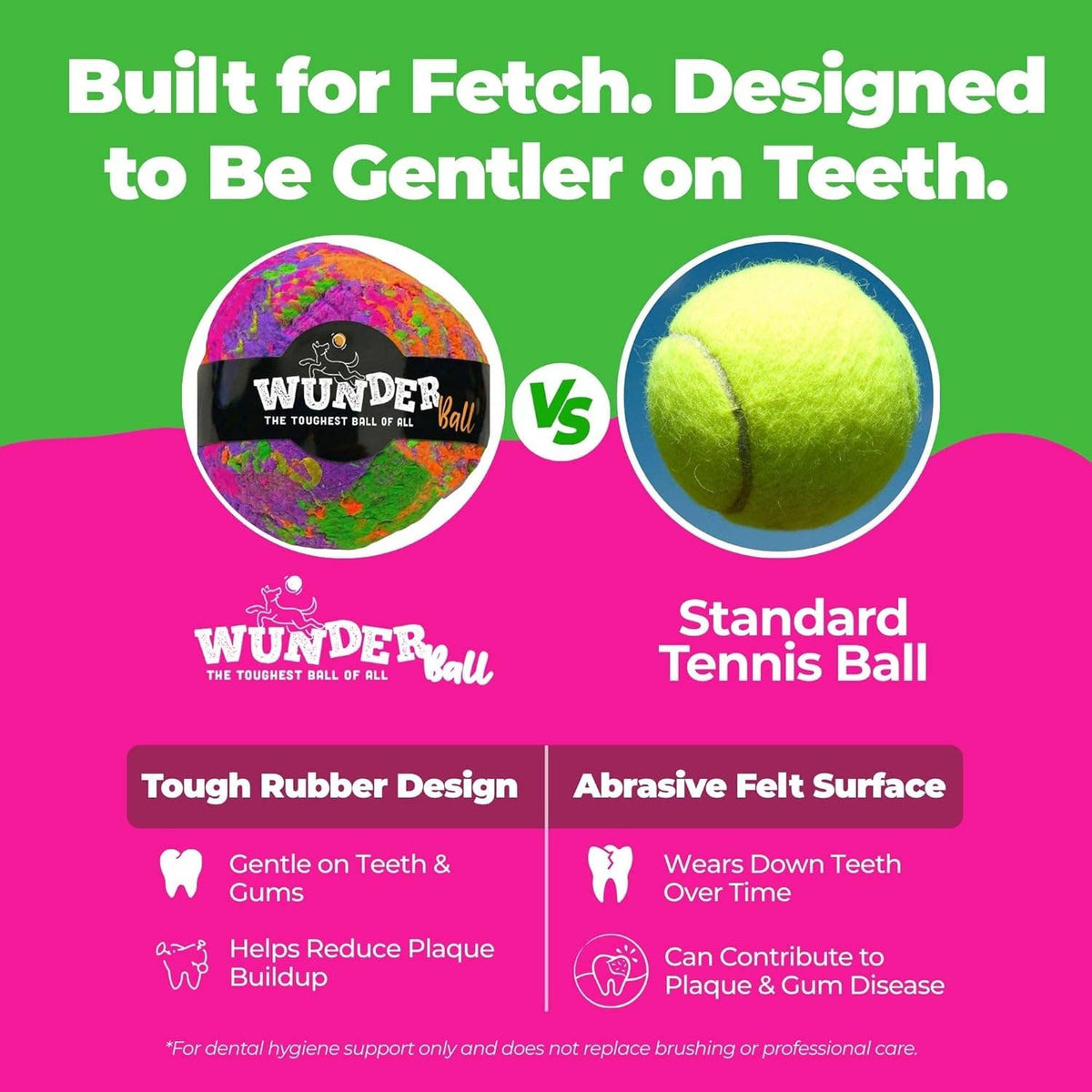 WUNDERball XL Dog Toy Refill – 12 Pack: Solids / X Large
