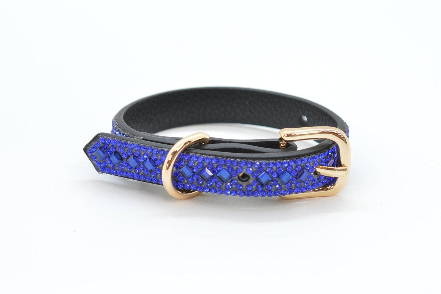 Royal Blue Rhinestone Dog Collar: X-Small