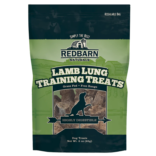 Lamb lung training treats