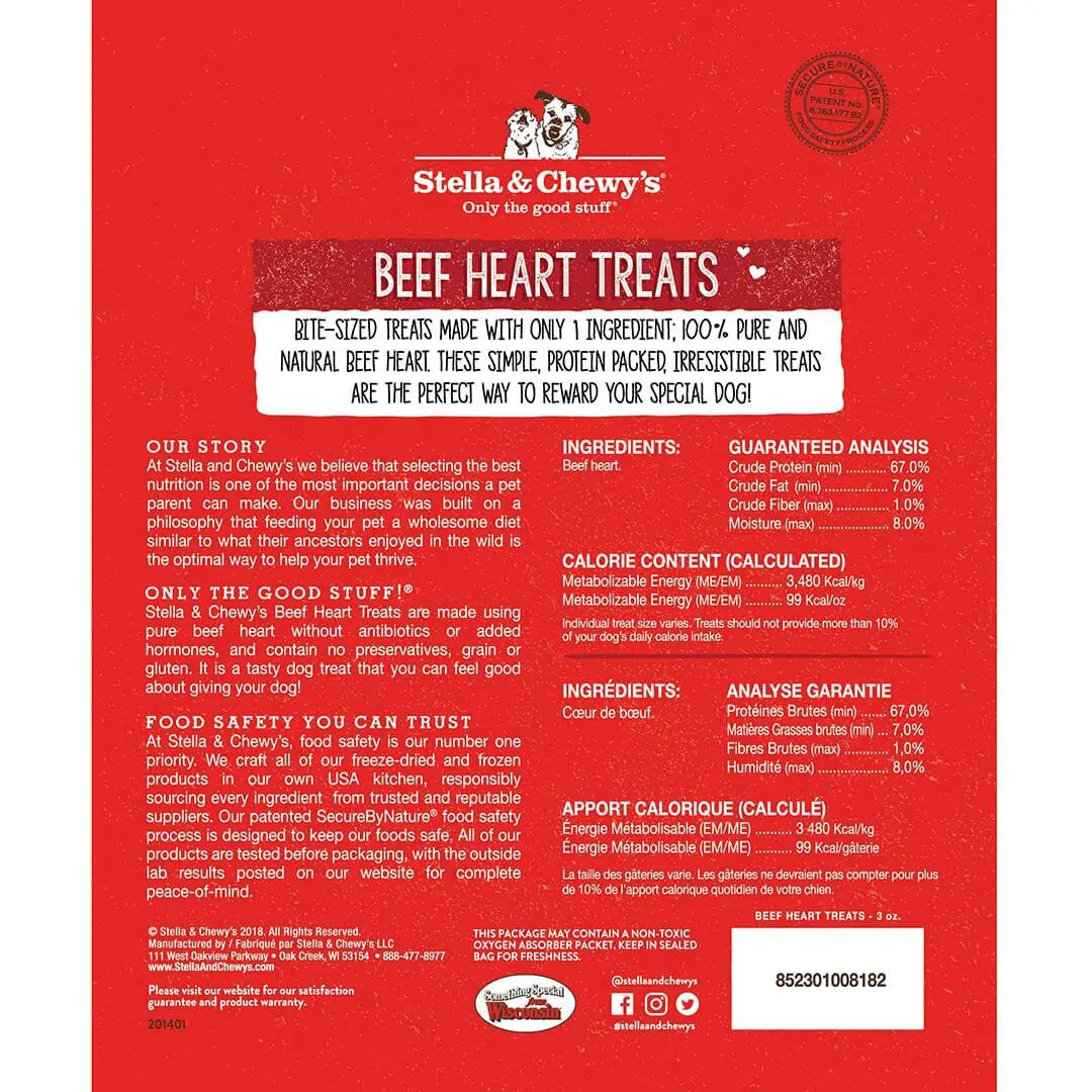 Beef heart treats