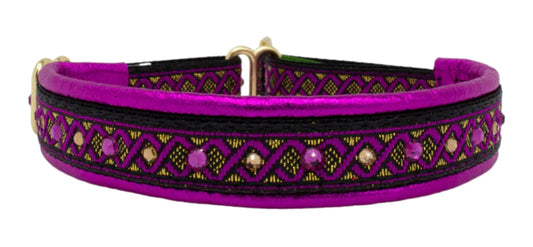 1/2" Fuchsia Helix Luxe Limited Slip Collar