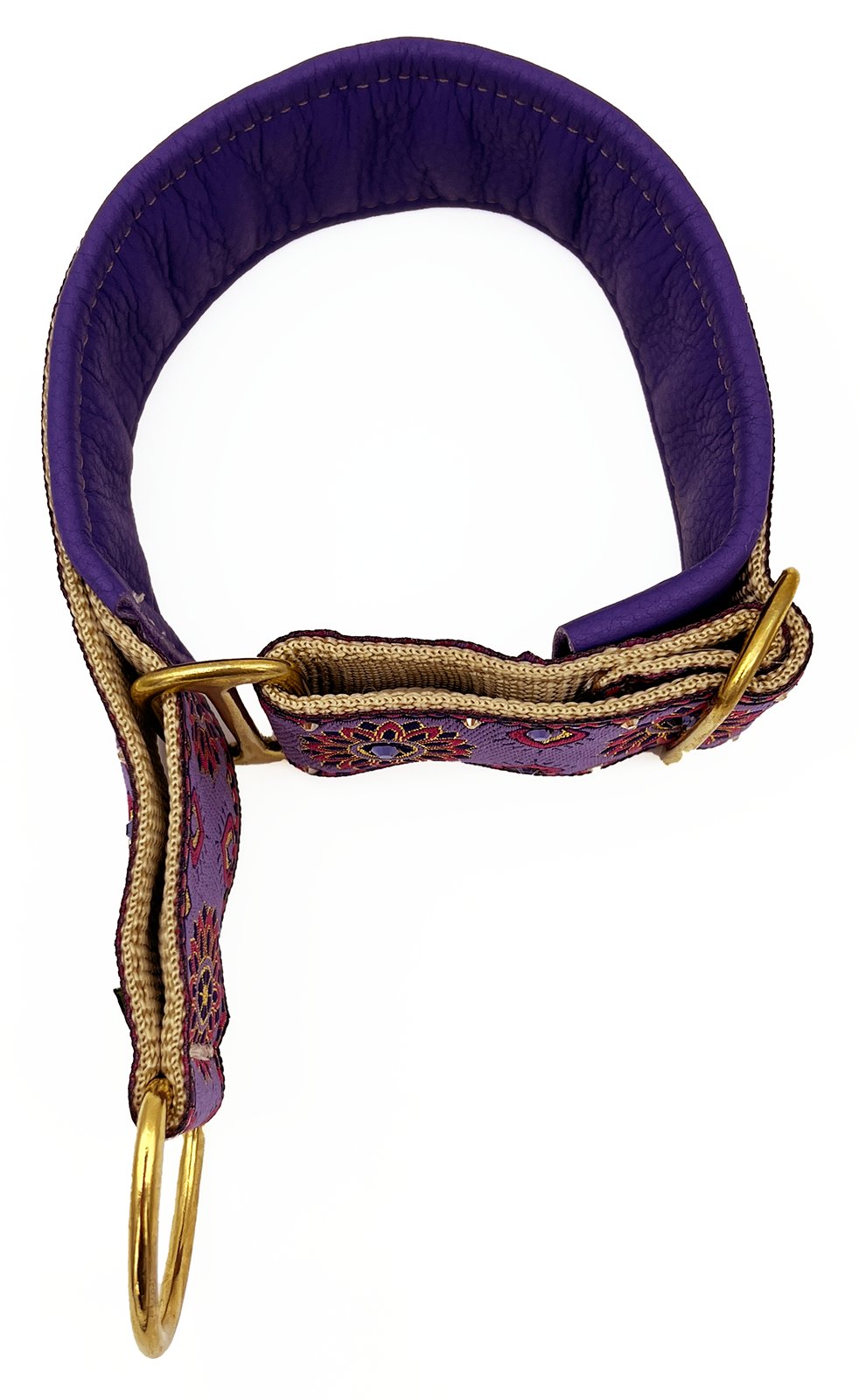 1.5" Purple Kerala Luxe Limited Slip Collar