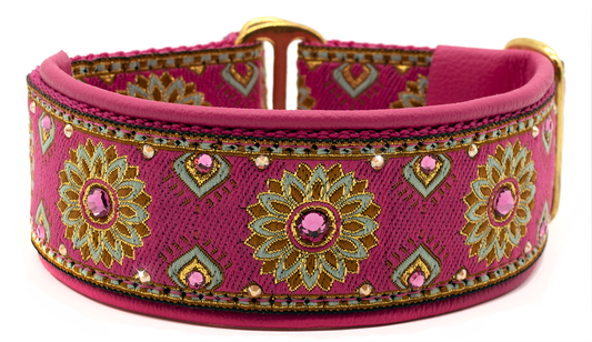 1.5" Vivid Pink Kerala Luxe Limited Slip Collar
