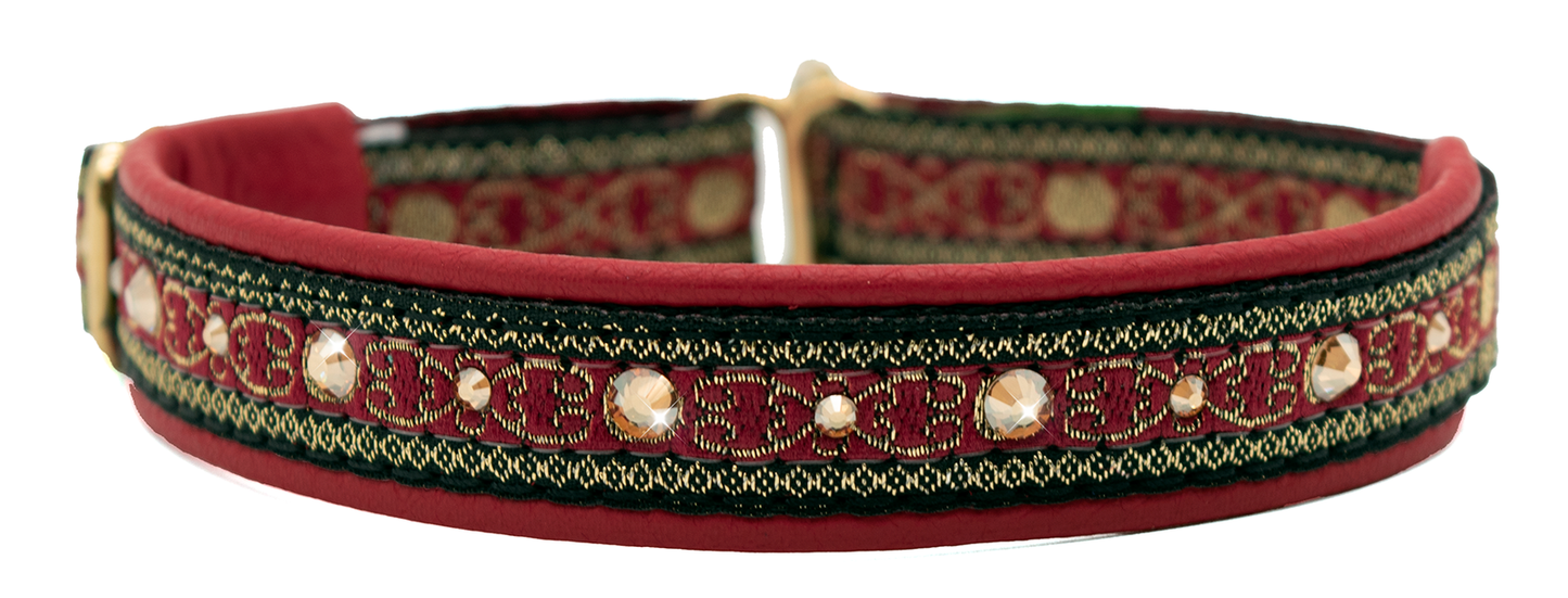 1/2" Red Medallions Luxe Limited Slip Collar