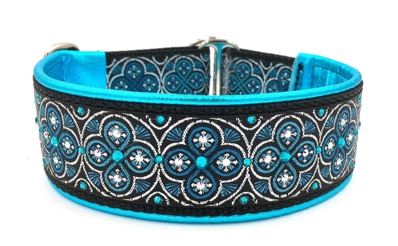 1.5" Electric Blue Toulon Luxe Limited Slip Collar
