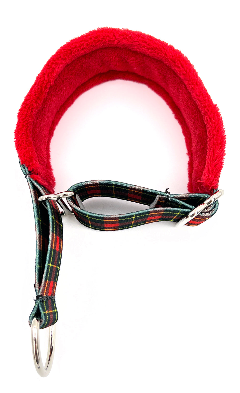 1.5" Red Plaid Everyday Limited Slip Collar